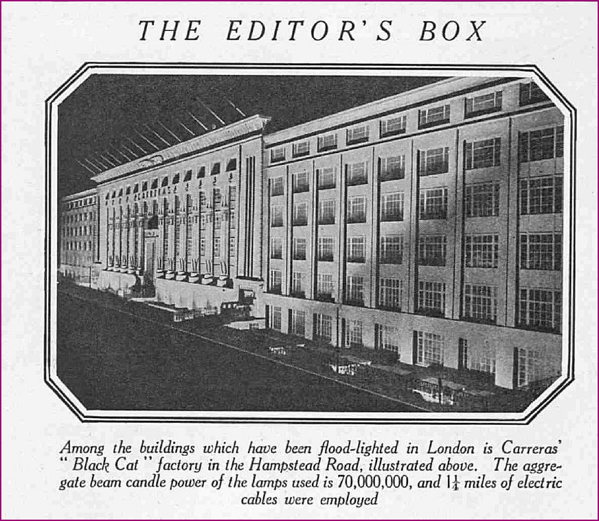 Black Cat Factory Illuminations 1931